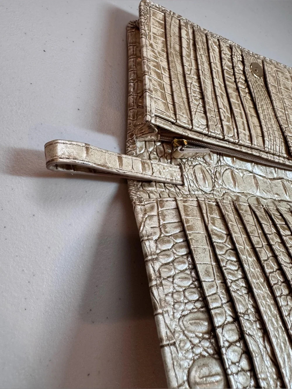 Brahmin AnnMarie Stardust Melbourne Leather Wallet Clutch
